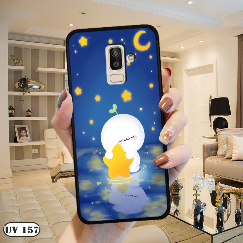 Ốp lưng nhám Samsung Galaxy J8 - in hình