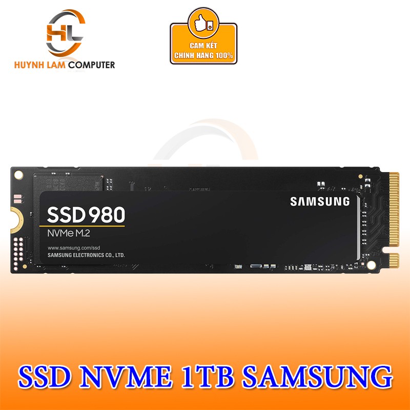 SSD 1TB Samsung 980  PCIe NVMe V-NAND M.2 2280 Gen 3.0 x4 Chính hãng Vĩnh Xuân Phân Phối