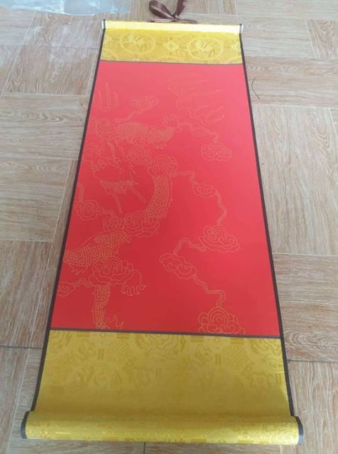 Biểu lụa thư pháp