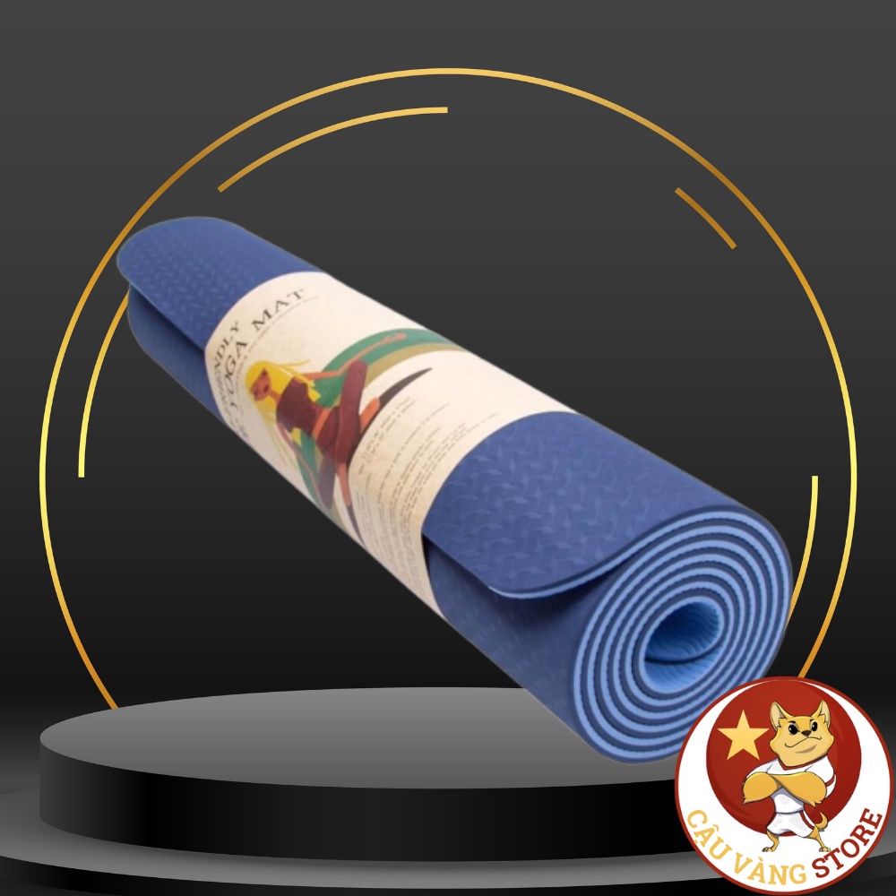 [Lỗi nhỏ - Hàng thanh lý] Thảm tập yoga định tuyến chống trơn trượt 6 8mm, Thảm tập gym tại nhà giá rẻ