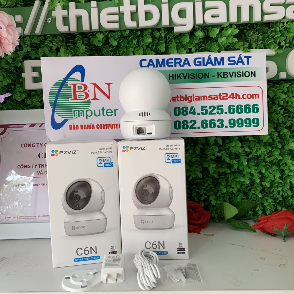 Camera C6N A0-1C2WFR 1080P Ezviz 2.0 wifi thông minh camera gia đình cửa hàng