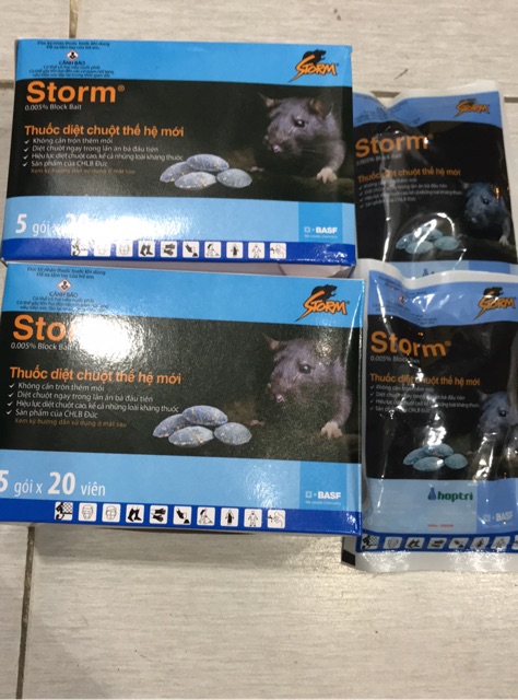 Thuốc diệt chuột thế hệ mới Storm 100g