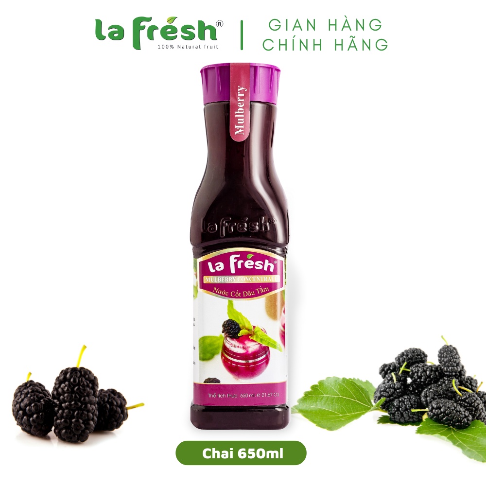 Nước cốt dâu tằm Lafresh Đà Lạt 650ml