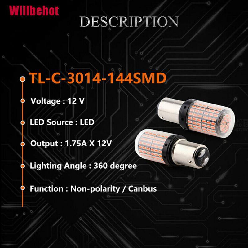 Canbus 3014 144-Smd 1157 đèn LED đỏ chuyên dụng