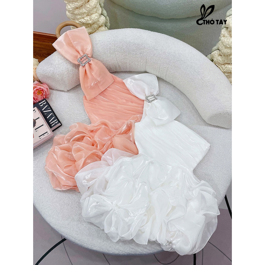 Đầm thiết kế Princess of Roses cao cấp THỎ TÂY D799X355