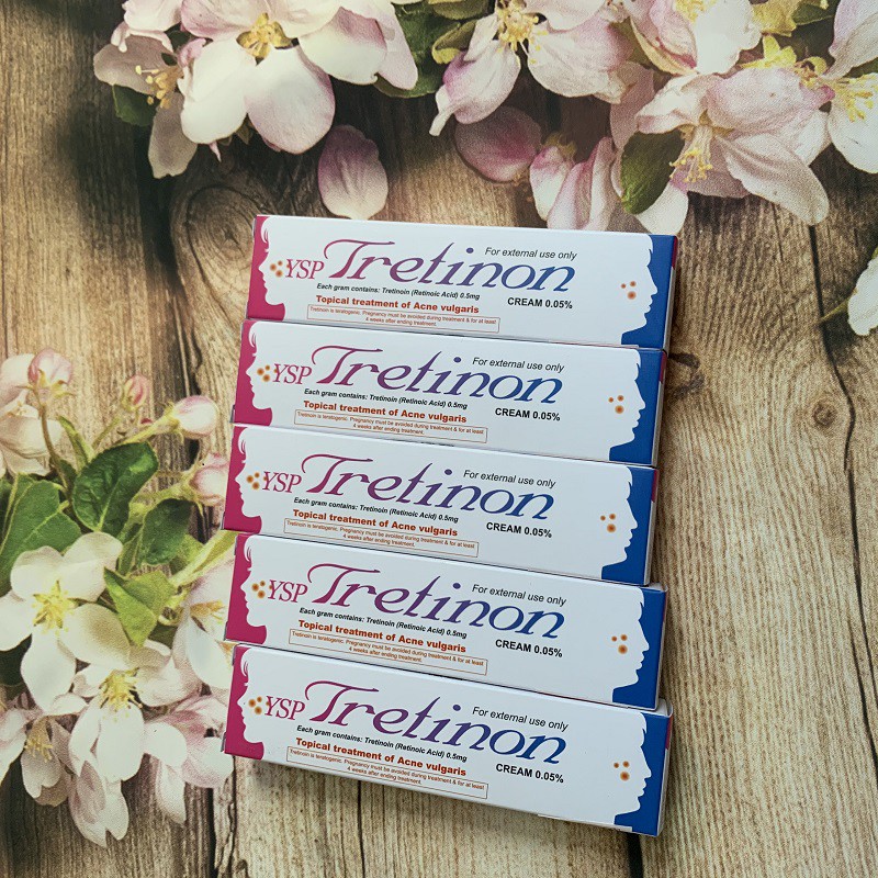 Tretinoin YSP⚜️CHÍNH HÃNG⚜️ Tretinoin 0.05% YSP hỗ trợ giảm mụn trứng cá mụn viêm mụn đầu đen mụn ẩn