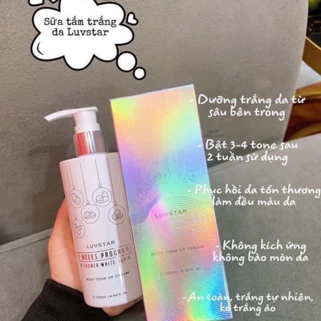 Sữa tắm trắng Lustar