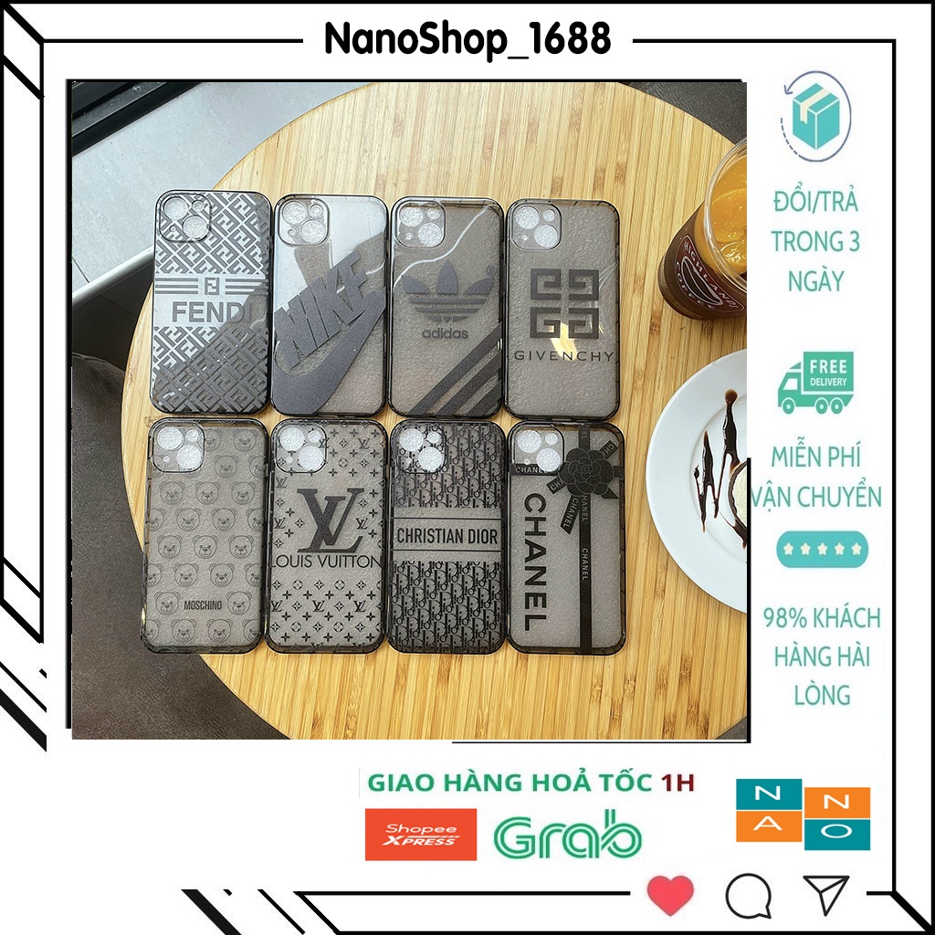 Ốp Iphone Silicon In Hình Thương Hiệu 7,8plus,x,xs,xsmax,11,11promax,12,12promax,13,13promax