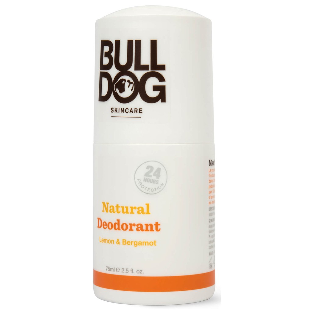 [ Chính Hãng UK ] Lăn Khử Mùi cho nam Bulldog Lemon & Bergamot Natural Deodorant