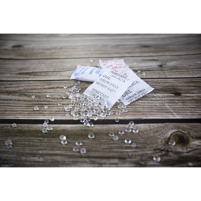 200gram Hạt hút ẩm thực phẩm Silica gel dùng hút ẩm các loại trà hoa, trà trái cây loại 2 gram/gói- chống ẩm, túi hút ẩm