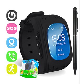 đồng hồ định vị trẻ em baby kid Q5 màu đen thông minh giám sát bé từ xa
