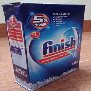  Muối làm mềm nước Finish Đức Muôi rửa bát chén chuyên dùng cho máy rửa chén bát