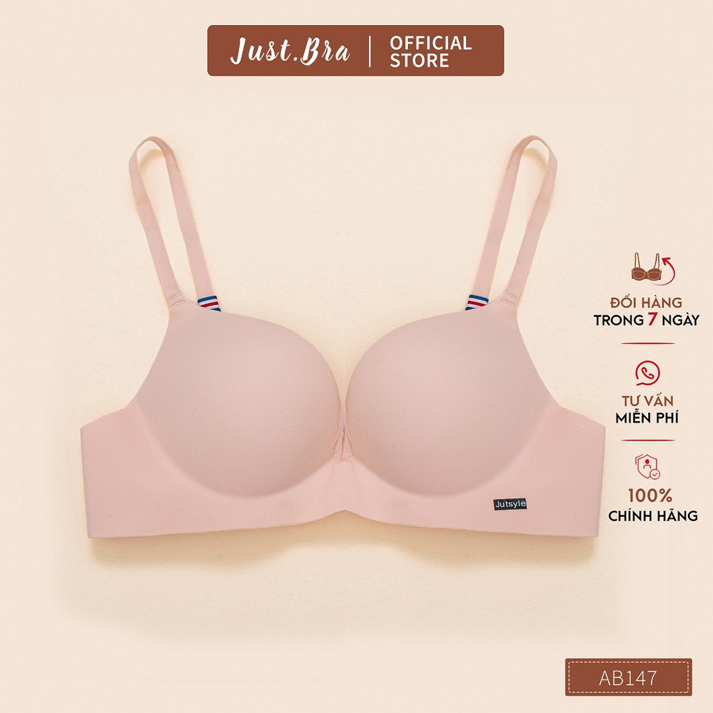 [Mã WABR0101 giảm 10% đơn 99K] Áo ngực Just Bra đúc mút xốp mềm, thoáng mát AB147