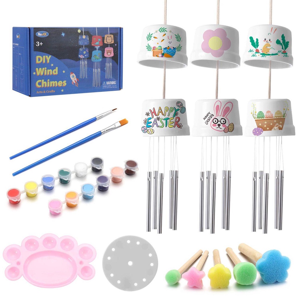 GOGOUP Bộ Chuông Gió Nghệ Thuật Treo Trang Trí Nhà Cửa DIY