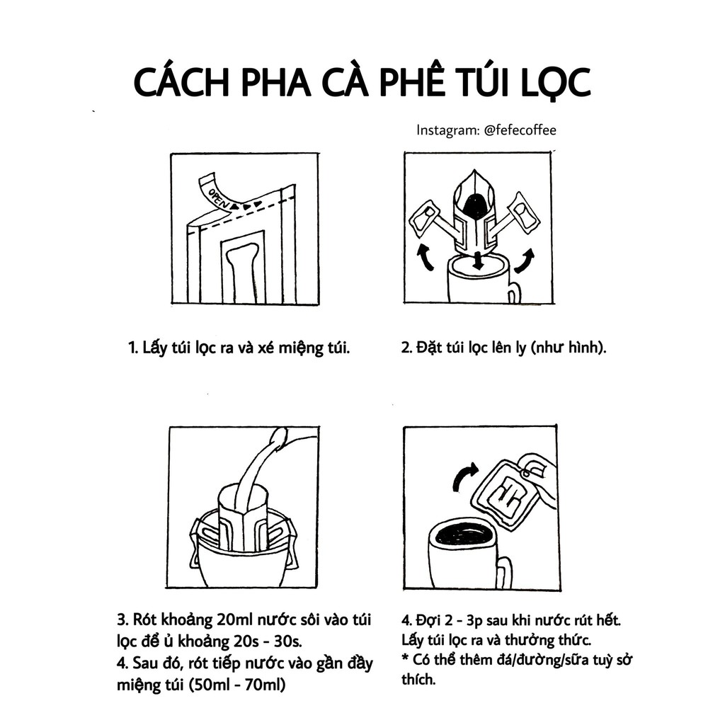 DRIP BAGS _ CÀ PHÊ TÚI LỌC| ARABICA NATURAL | BigBuy360 - bigbuy360.vn