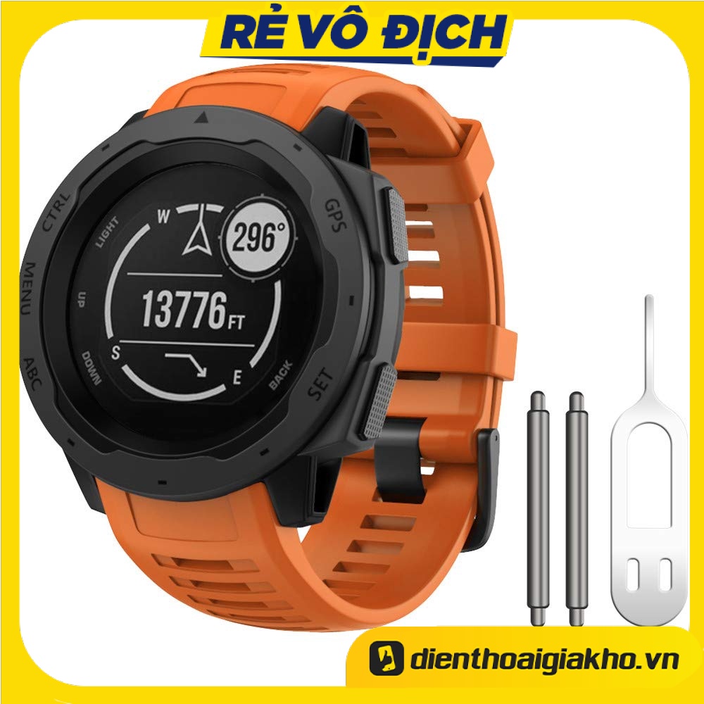 Dây đeo đồng hồ silicon Garmin Instinct New ( Giao màu ngẫu nhiên)