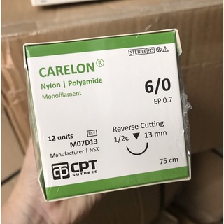 Chỉ phẫu thuật cpt – carelon số 6/0 1/2c 13mm