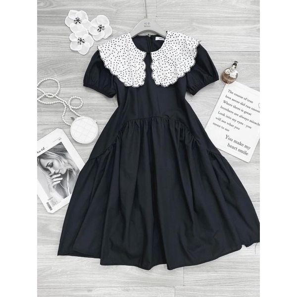 Váy suông tay bồng MIJOO