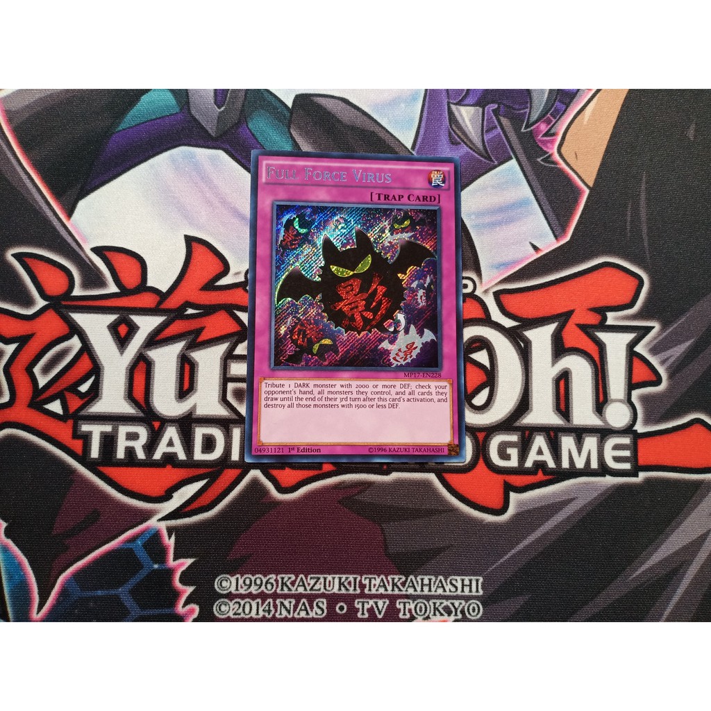 Thẻ Bai Yugioh Chinh Hang Full Force Virus Mp17 En228 Secret Rare 1st Edition Shopee Việt Nam