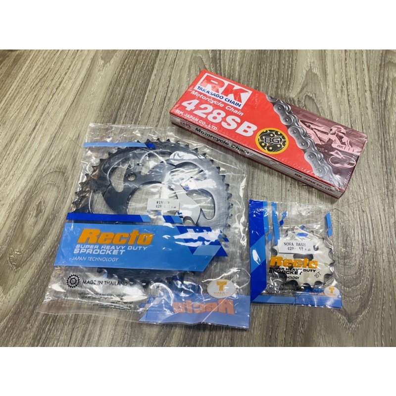 Bộ nhông dĩa Recto sên RK cho Winner