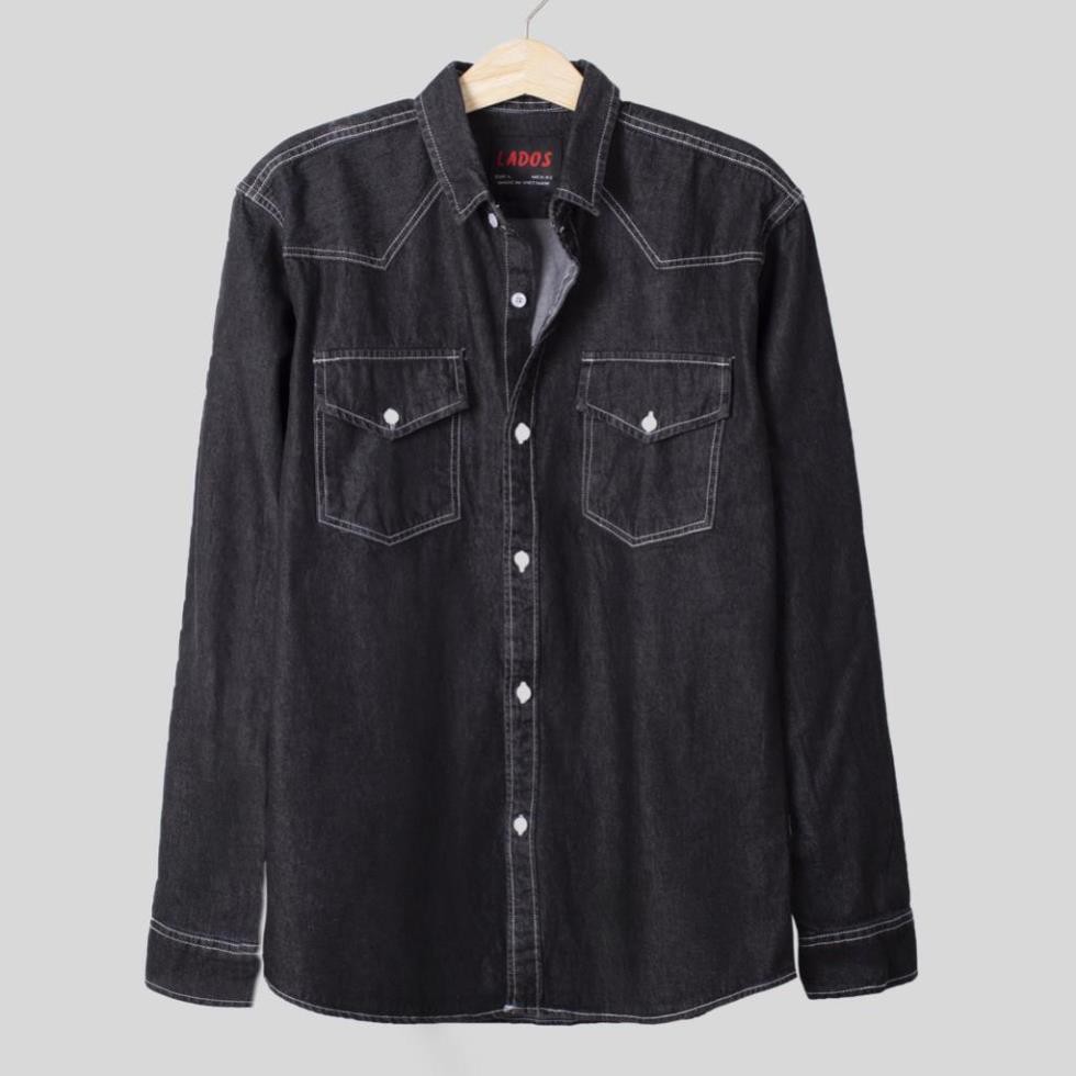 Áo sơ mi nam jean dài tay 8044