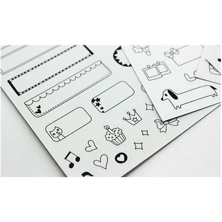 Bộ sticker sinh nhật - Bộ 06 tờ
