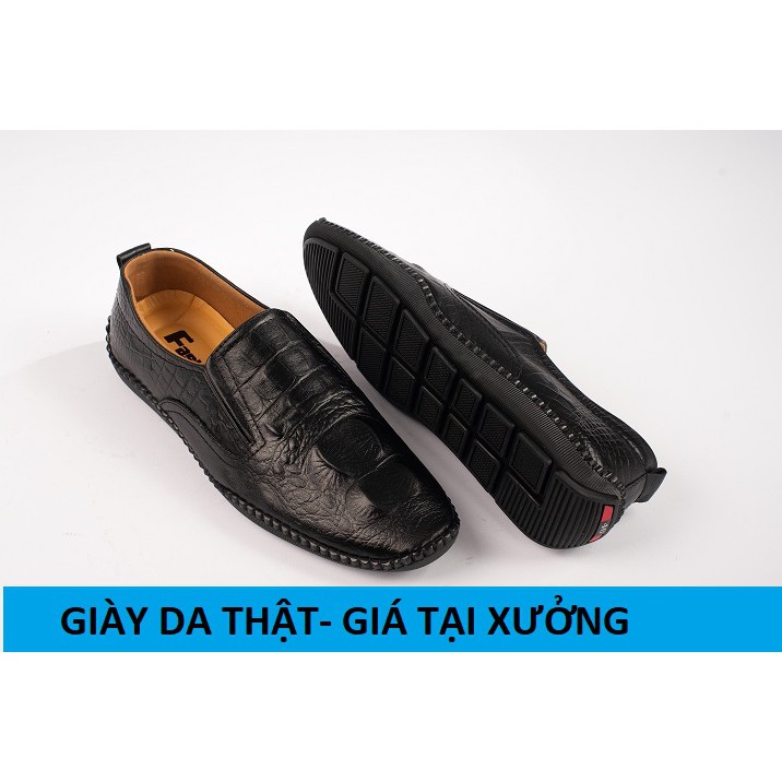 Giày da nam giày, giày da bò dập vân cá sấu [SALE 50%] | BigBuy360 - bigbuy360.vn