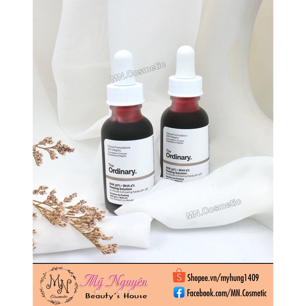 Serum The Ordinary AHA 30% + BHA 2% Peeling Solution Tẩy Da Chết Hóa Học