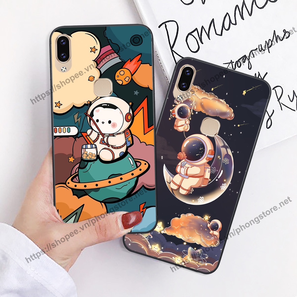 Ốp lưng Vivo V11 / V11i / Y85 / V9 / Y91 / Y95 vũ trụ phi hành gia cực hot siêu cute-rẻ-bền