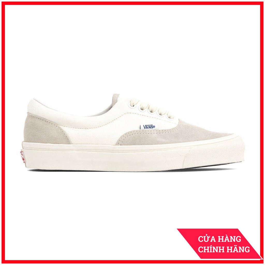 Giày Sneaker Nam, Giày Vans Vault Era Beige/White Chính Hãng cho nam nữ