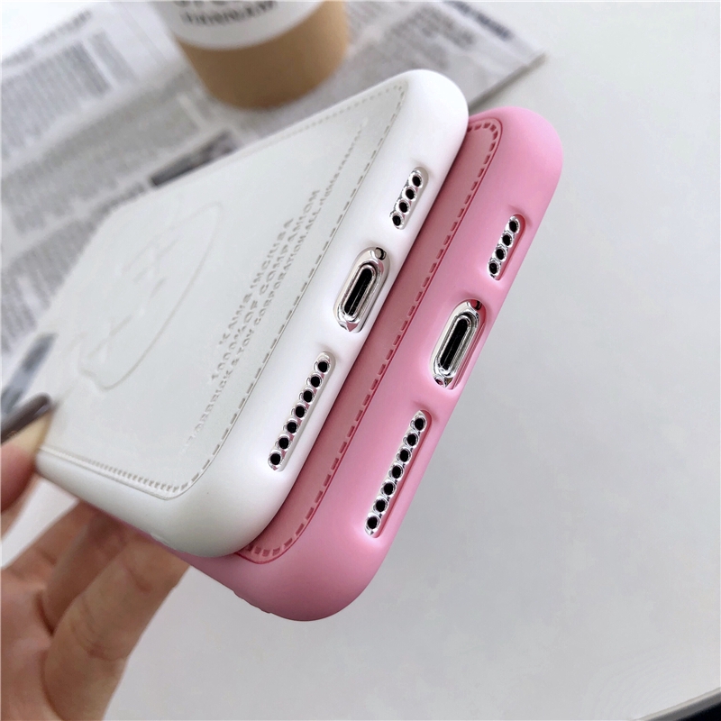 Ốp lưng da mềm in họa tiết KAWS cho iPhone 11 12 Pro Max 6 6s 7 8 Plus X Xs Max XR 12mini | BigBuy360 - bigbuy360.vn
