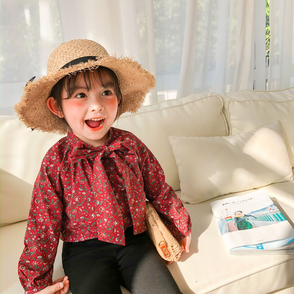 [xả kho] AV9⚡Size 23-30kg⚡Áo sơmi cho bé gái, chất kate thấm hút tốt⚡Thời trang trẻ Em hàng quảng châu freeship
