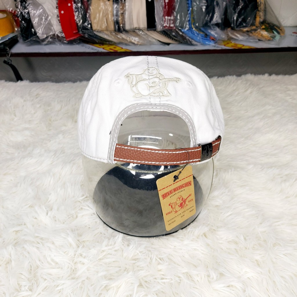 Nón kết ông địa true (Hang Hot) Mũ lưỡi trai thời trang thể thao cao cấp logo  thêu nổi màu trắng   full cực đẹp