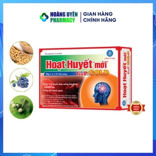 Viên uống bổ não Hoạt Huyết mới G&P - Hộp 30 viên