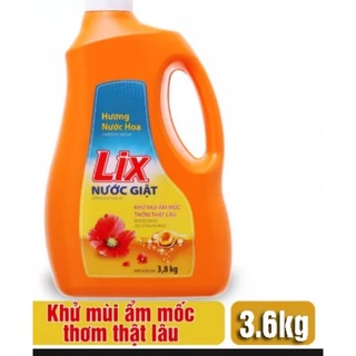 Nước giặc đậm đặc hương nước hoa của lix 3,6kg