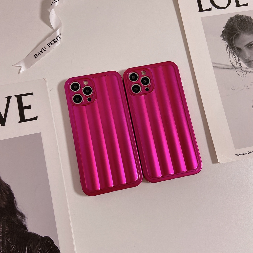 Ốp Điện Thoại Silicon Mềm Hình Cột Hoa Hồng 3D Cho iPhone 11 12 Pro MAX 13 Pro MAX X XS MAX XR 7+8 Plus
