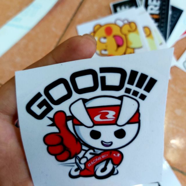 Tem Sticker Racing Boy Good Giá Rẻ 2k