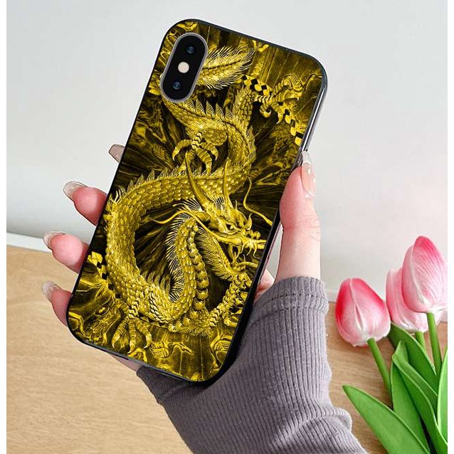 Ốp kính Rồng vàng và Rồng đen cho iPhone X/Xs - iPhone XR - iPhone Xsmax - iPhone 11 - iPhone 11 Pro - iPhone 11 Pro Max