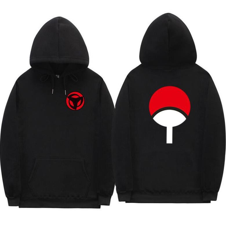 HOT- Áo Hoodie In Hình Naruto Sharingan Uchiha cực ngầu /uy tín chất lượng