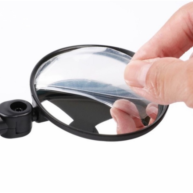 Gương chiếu hậu cho xe đạp loại tròn có thể xoay và gập 360 độ