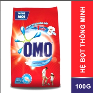 Bột Giặt Omo Xoáy Bay Vết Bẩn Cứng Đầu 100g