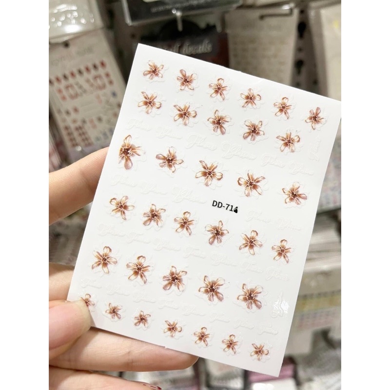 Sticker hoa lụa 3d siêu hót
