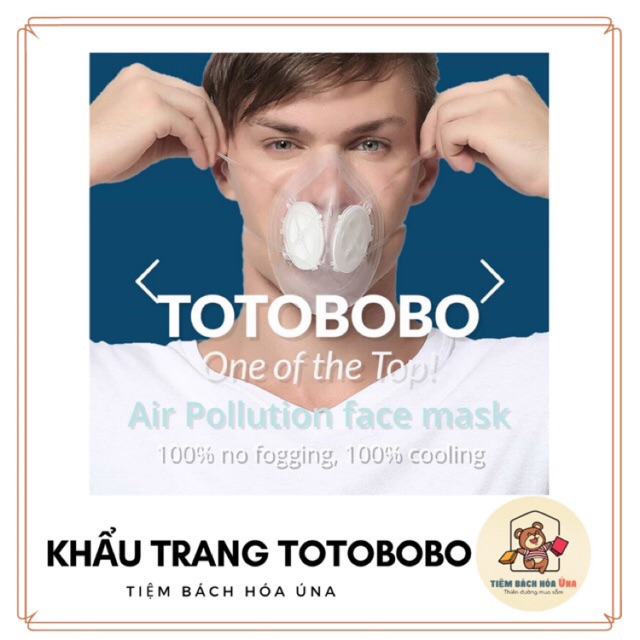 [Bill Nhật] Khẩu trang chống bụi, ô nhiễm PM2.5 cao cấp Totobobo