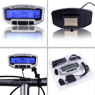 Đồng Hồ Tốc Độ Hiển Thị Lcd Cho Xe Đạp