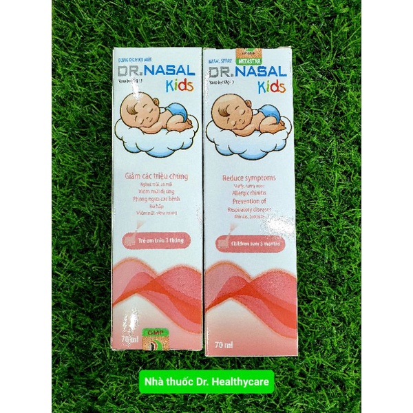 Dung dịch xịt nũi Dr. Nasal  Nano Bạc  người lớn/ trẻ em