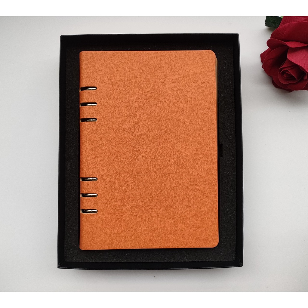 Sổ tay A5 in dập, khắc logo theo yêu cầu