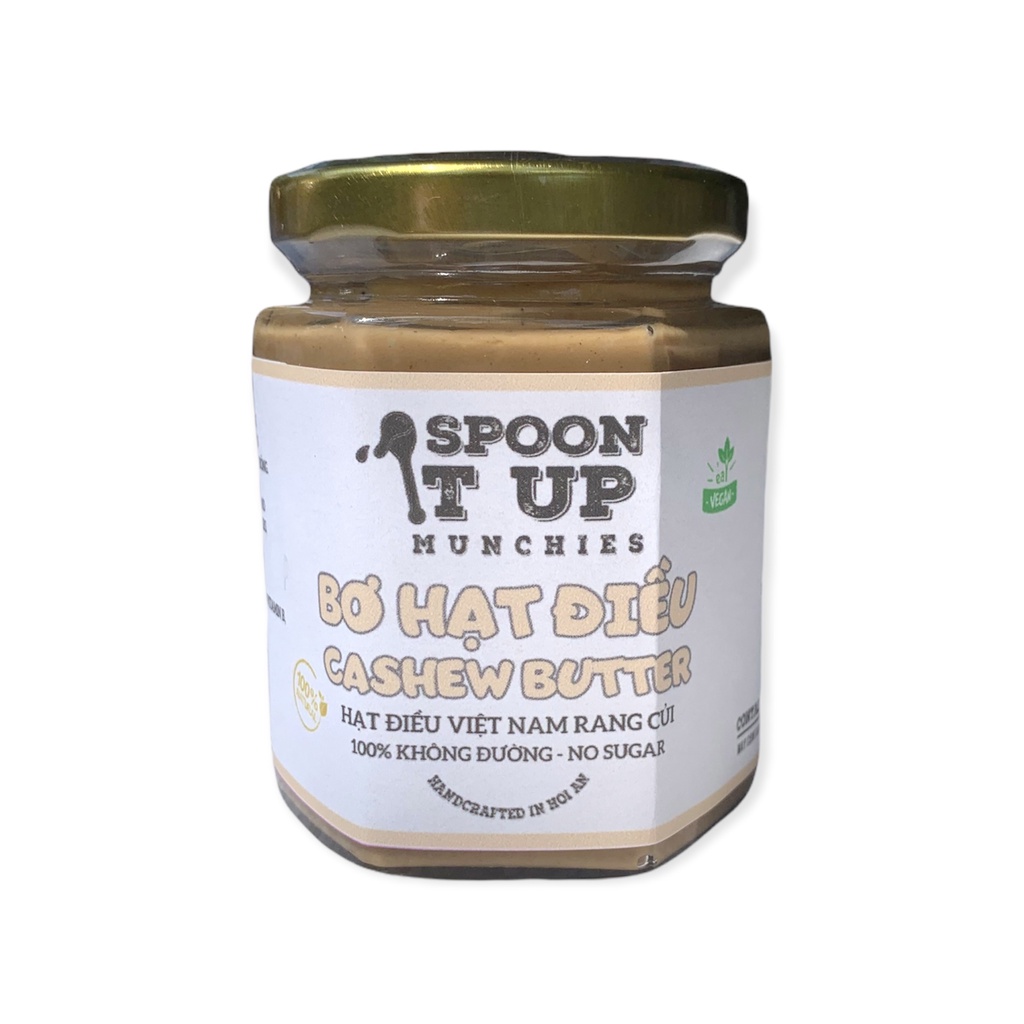 Bơ Hạt Điều- Spoon It Up - Không Đường - cashew Butter Vegan