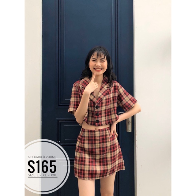 Bigsize Set caro ô vuông S165 | BigBuy360 - bigbuy360.vn