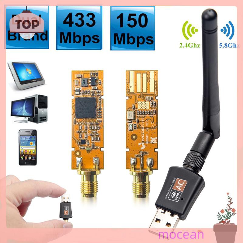 Usb Wifi Mocean 600mbps 5ghz 802.11ac | BigBuy360 - bigbuy360.vn