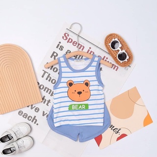 [4-18kg] BỘ BA LỖ THUN LẠNH CHO BÉ